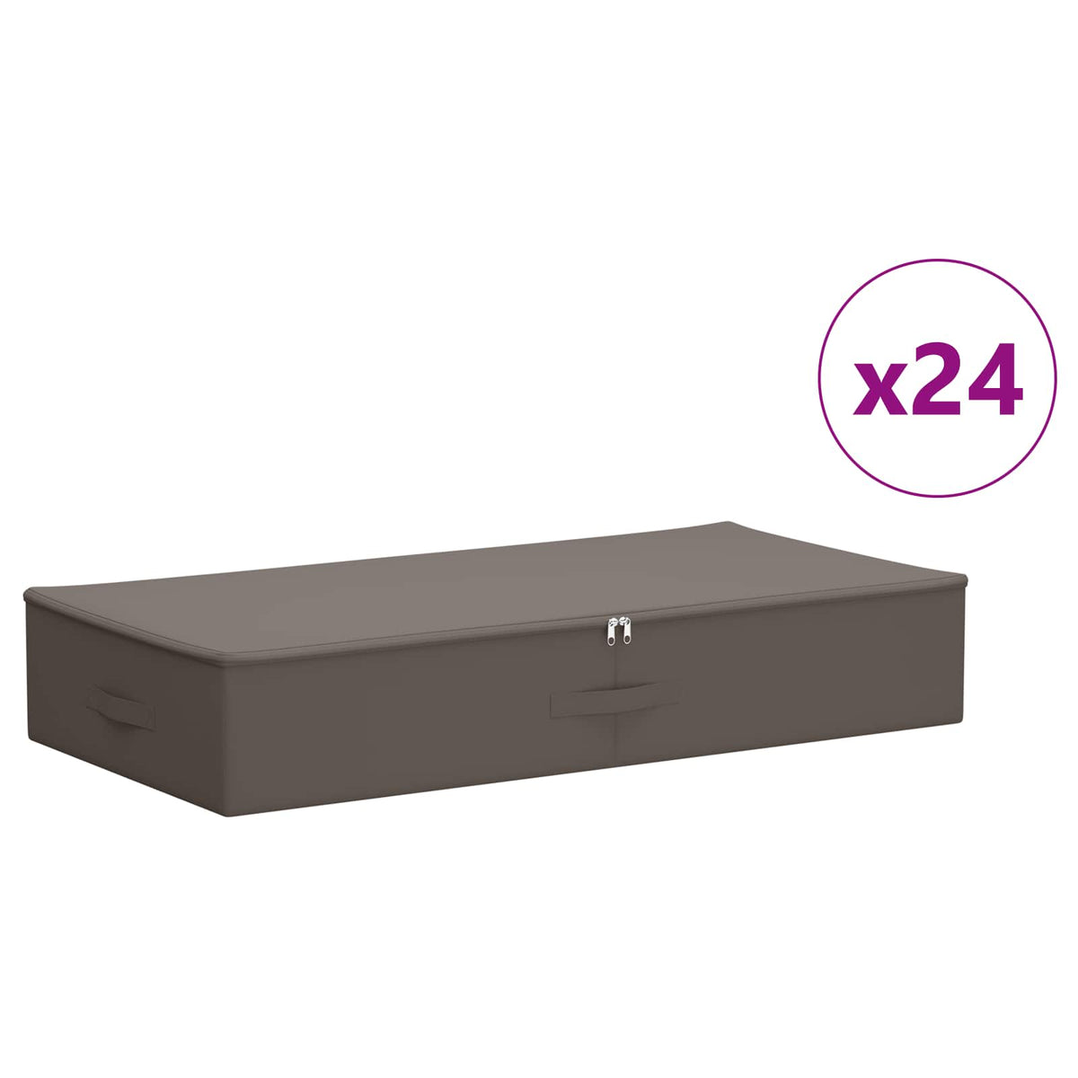 Opbevaringskasse 24 stk. Ikke-vævet stof 90 x 48 x 15 cm 64,8 L