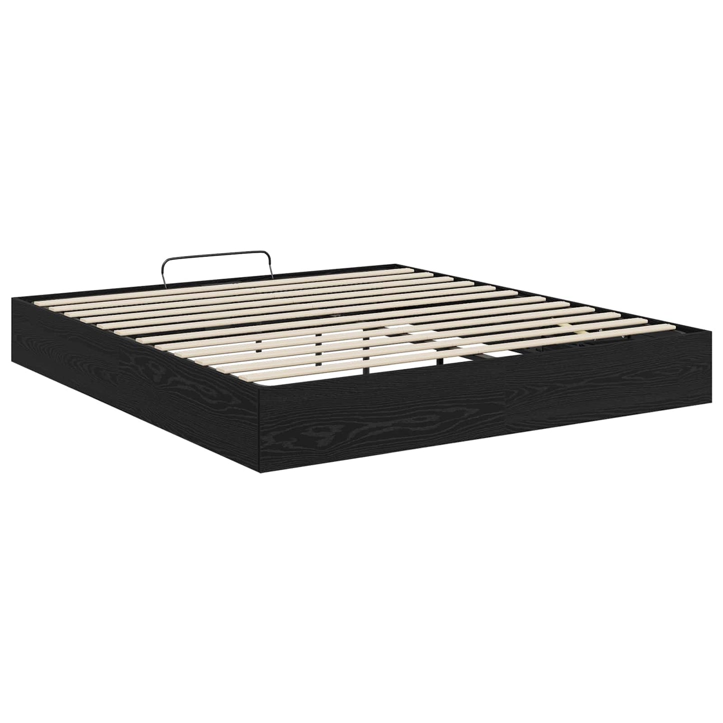 Ottoman Sengestel Sort eg 180 x 200 cm Konstrueret træ