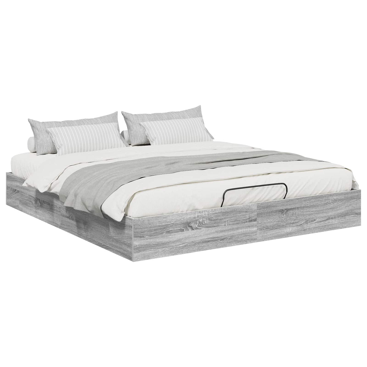 Ottoman Sengestel Grå Sonoma 160 x 200 cm Konstrueret træ