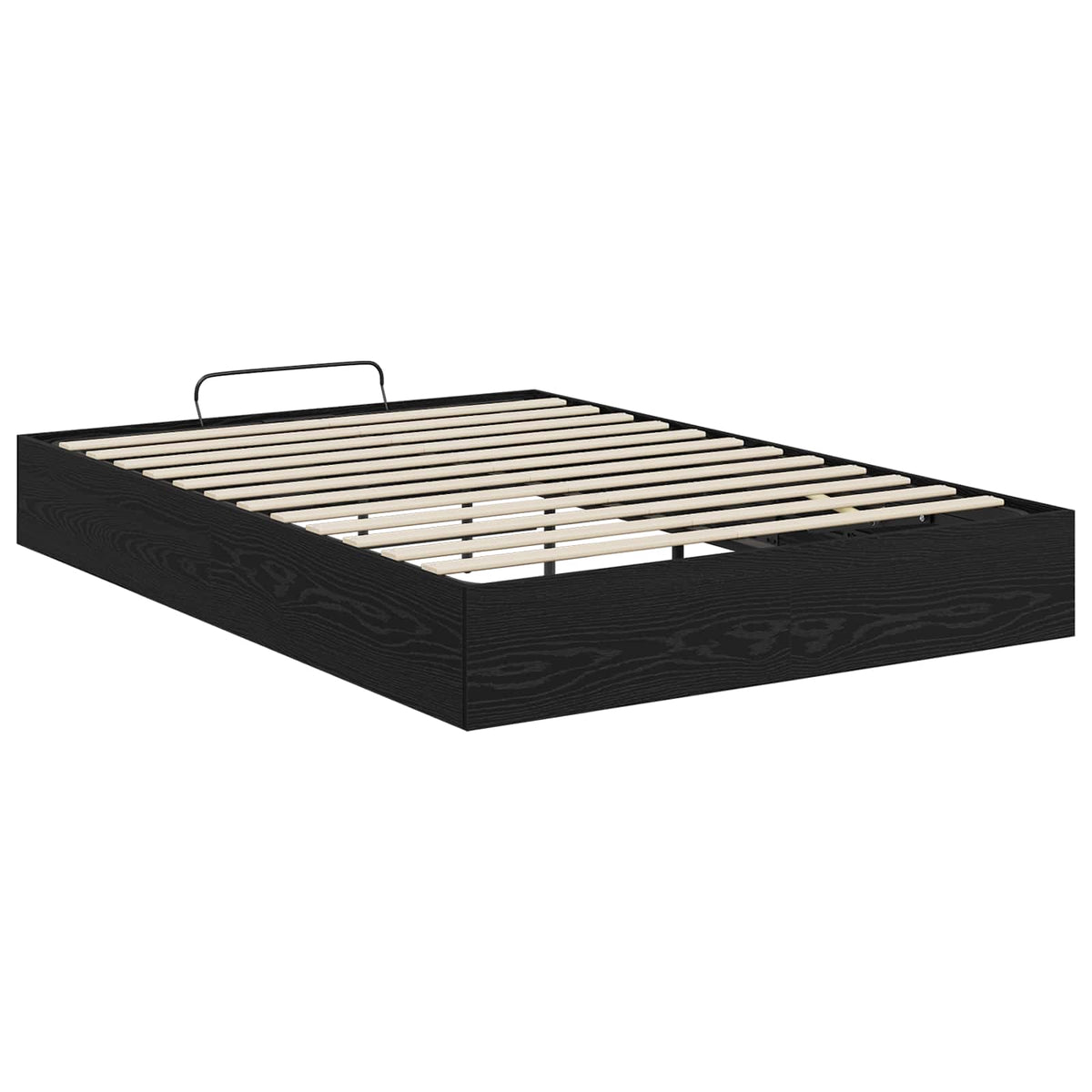 Ottoman Sengestel Sort eg 150 x 200 cm Konstrueret træ