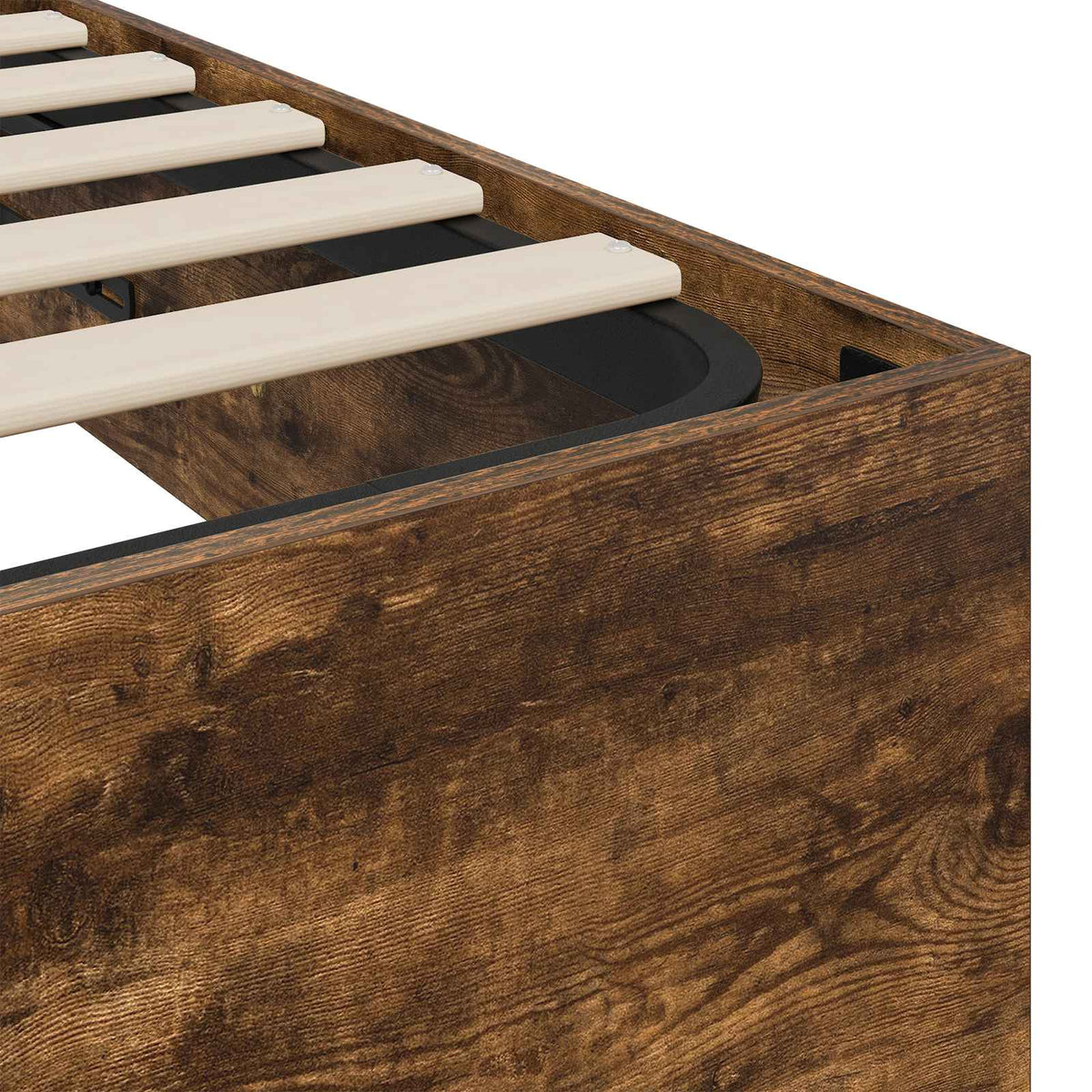 Ottoman Sengestel Røget eg 150 x 200 cm Konstrueret træ