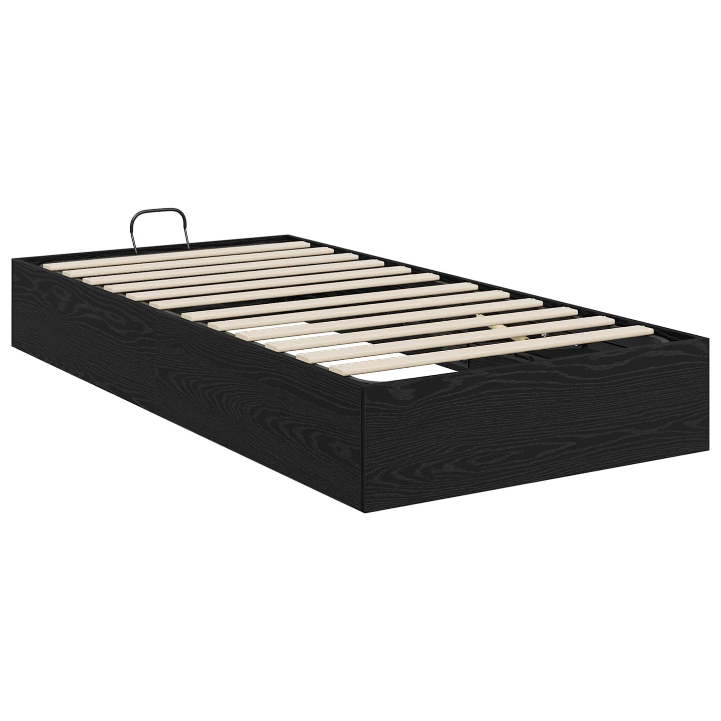 Ottoman Sengestel Sort eg 100 x 200 cm Konstrueret træ