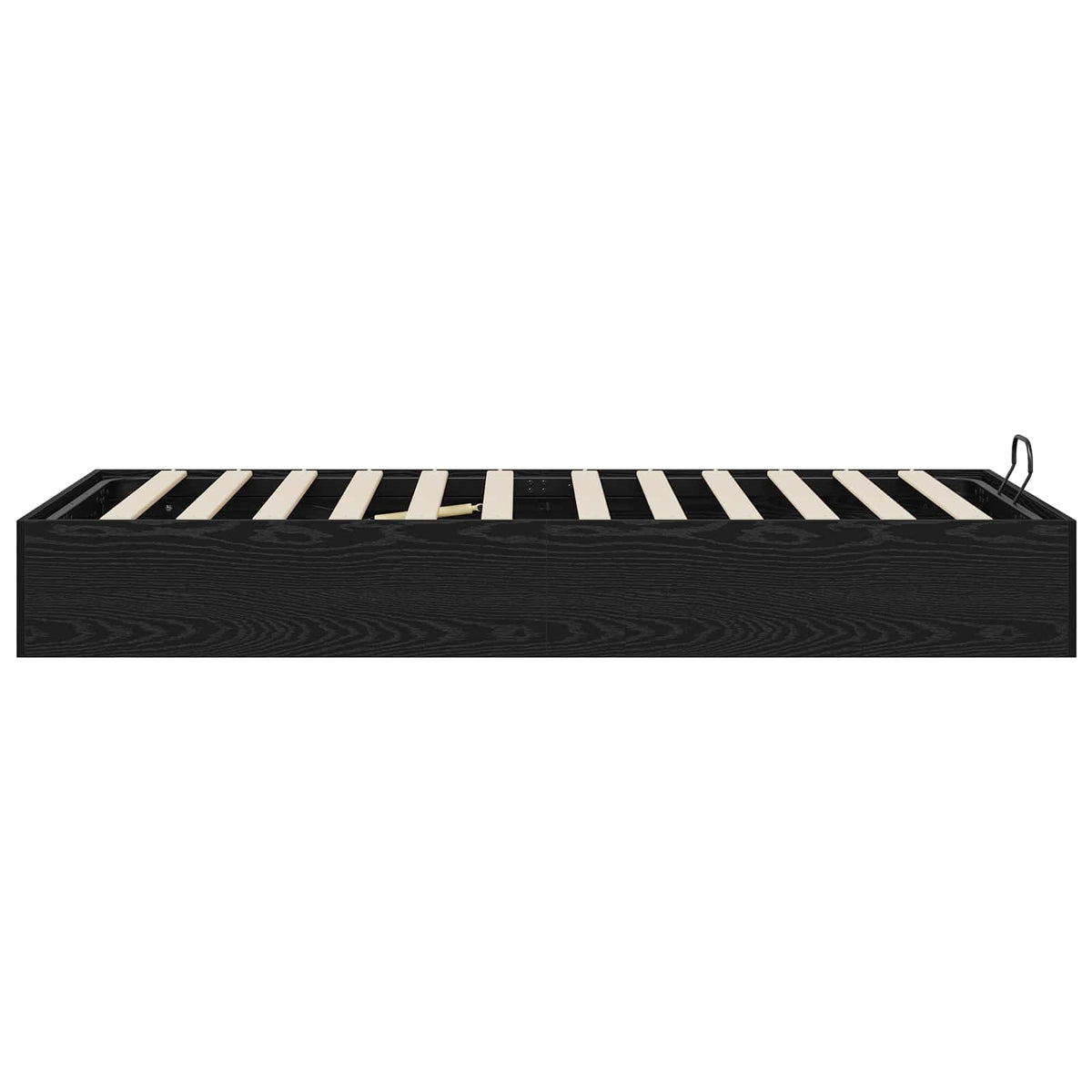 Ottoman Sengestel Sort eg 100 x 200 cm Konstrueret træ