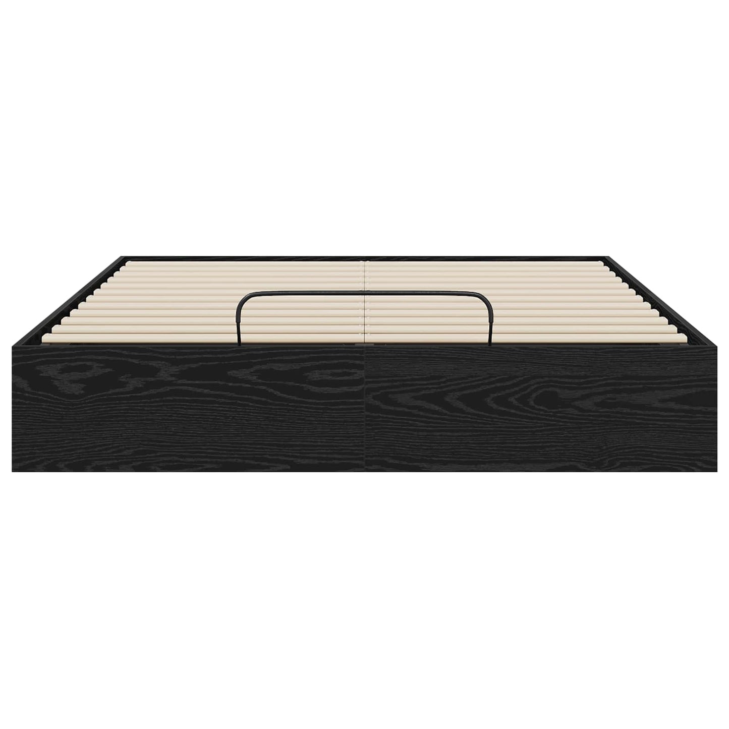 Ottoman Sengestel Sort eg 135 x 190 cm Konstrueret træ