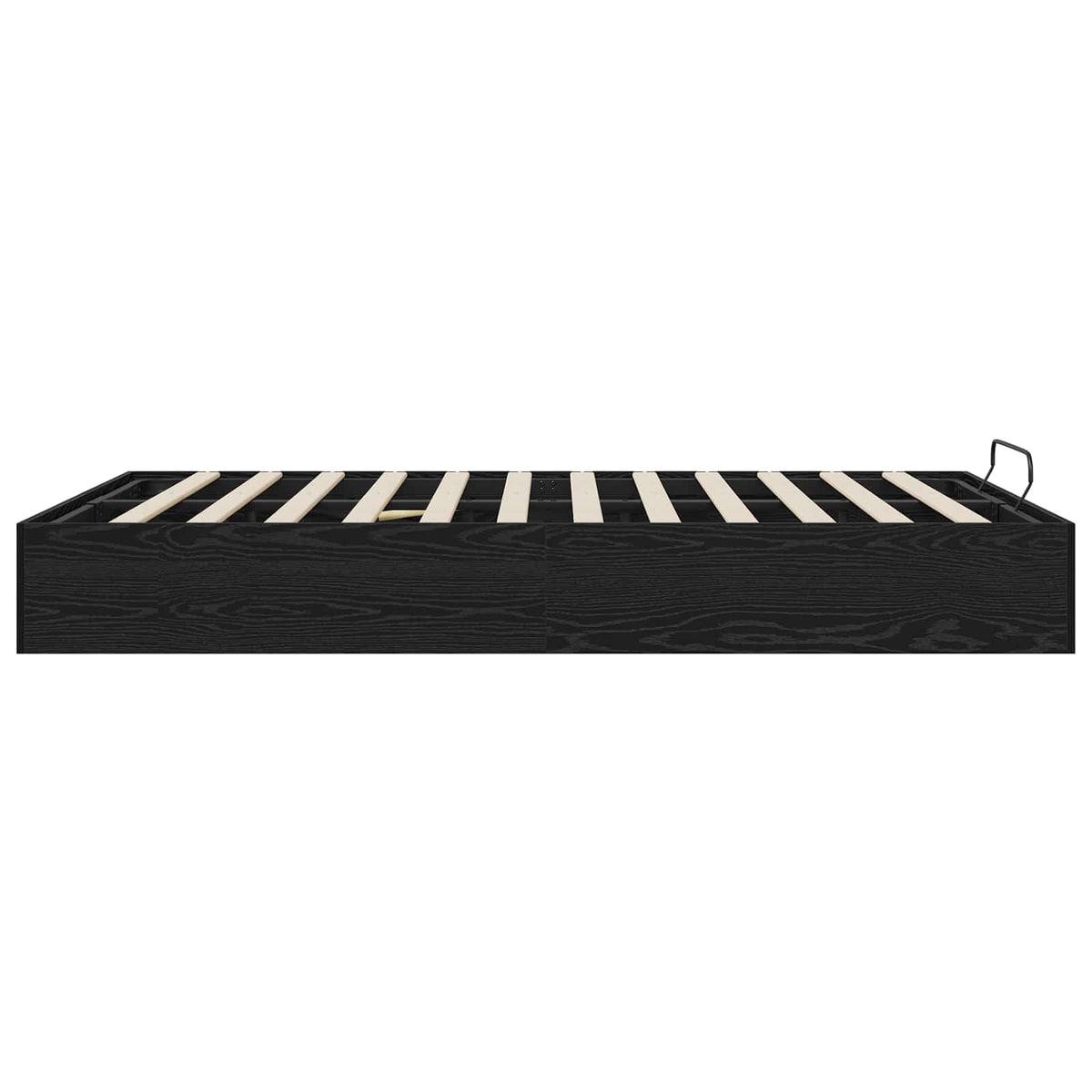 Ottoman Sengestel Sort eg 135 x 190 cm Konstrueret træ