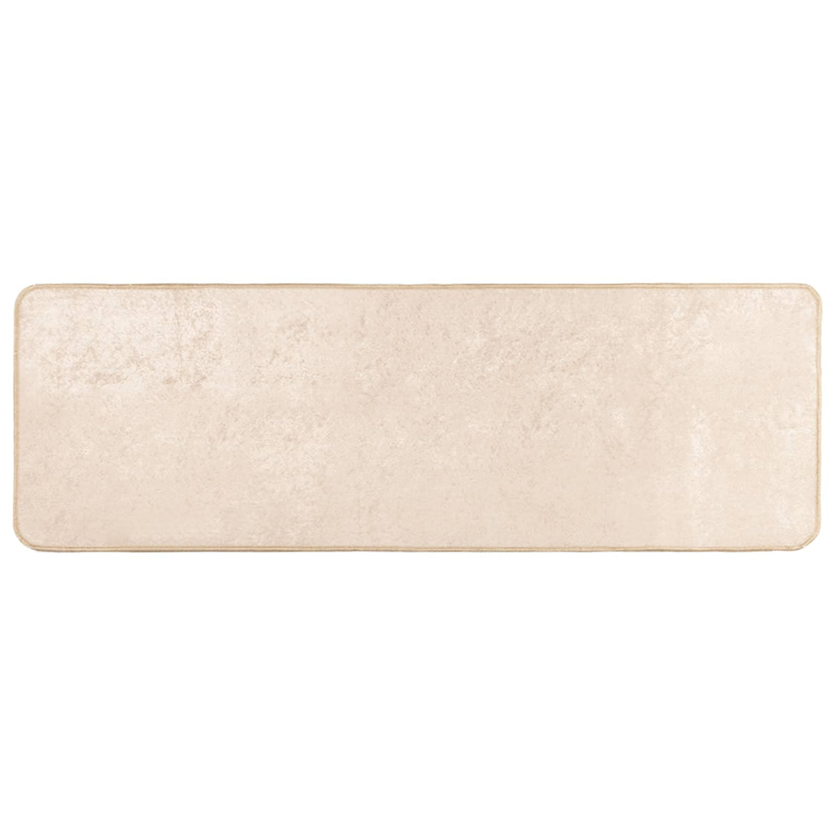 Tæppe Runner MARSA Cremefarvet 50 x 150 cm Polyester og PVC