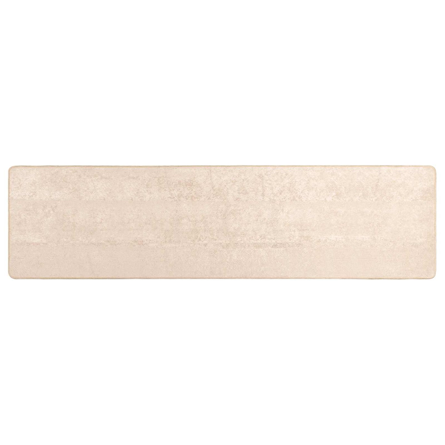 Tæppe Runner MARSA Cremefarvet 250 x 100 cm Polyester og PVC
