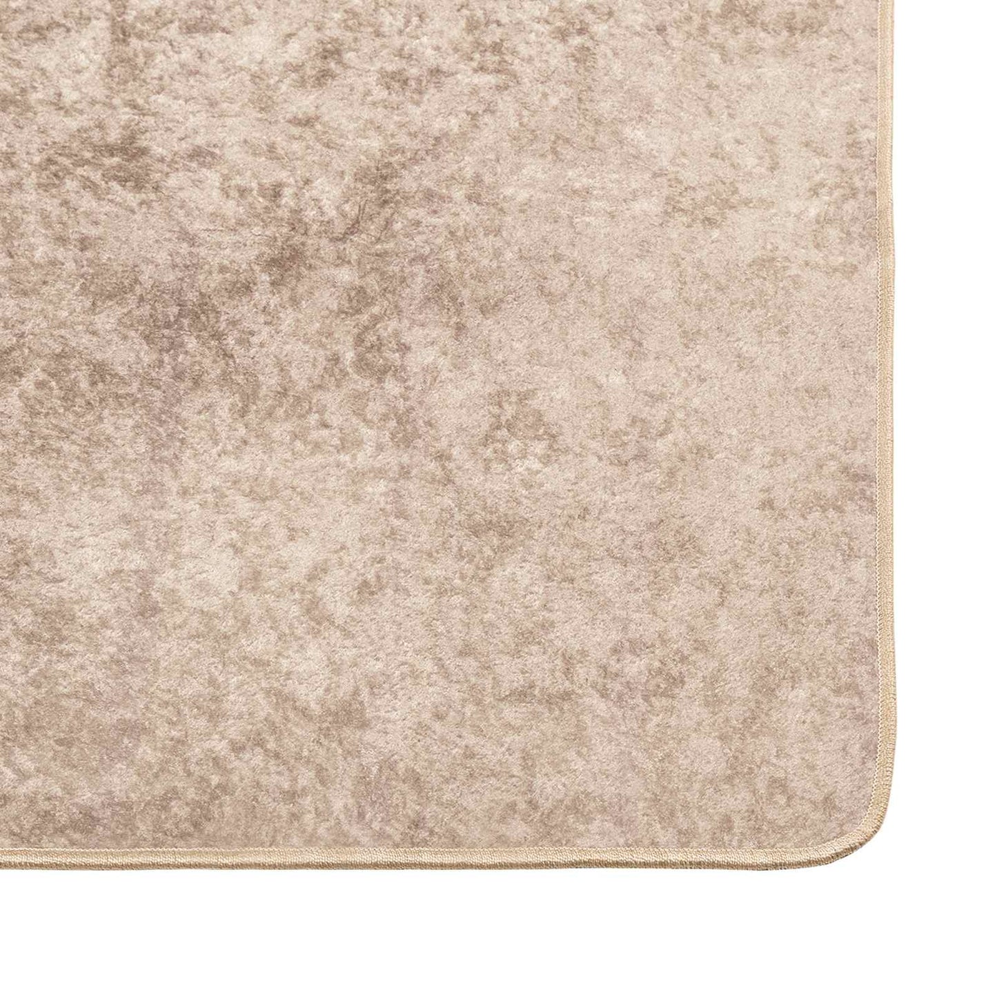 Tæppe Runner MARSA Beige 50 x 400 cm Polyester og PVC