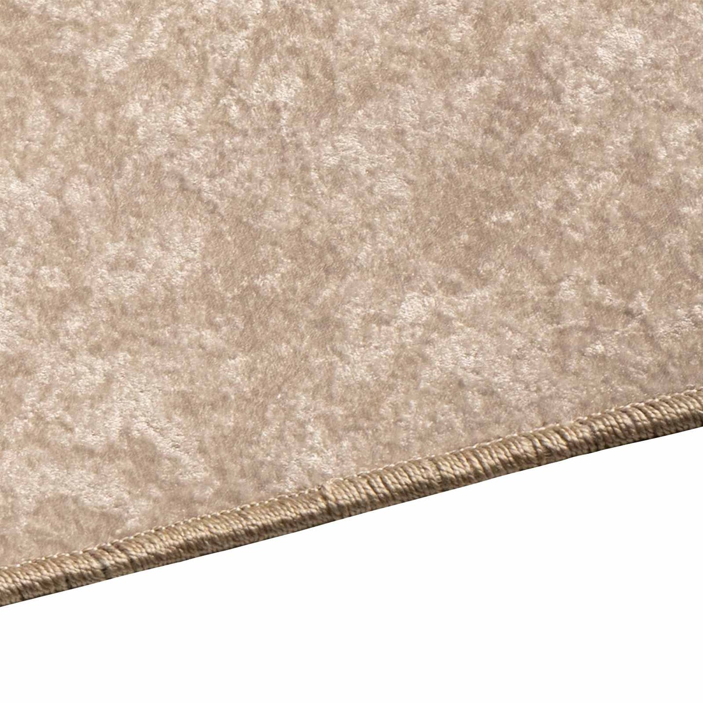 Tæppe Runner MARSA Beige 80 x 400 cm Polyester og PVC