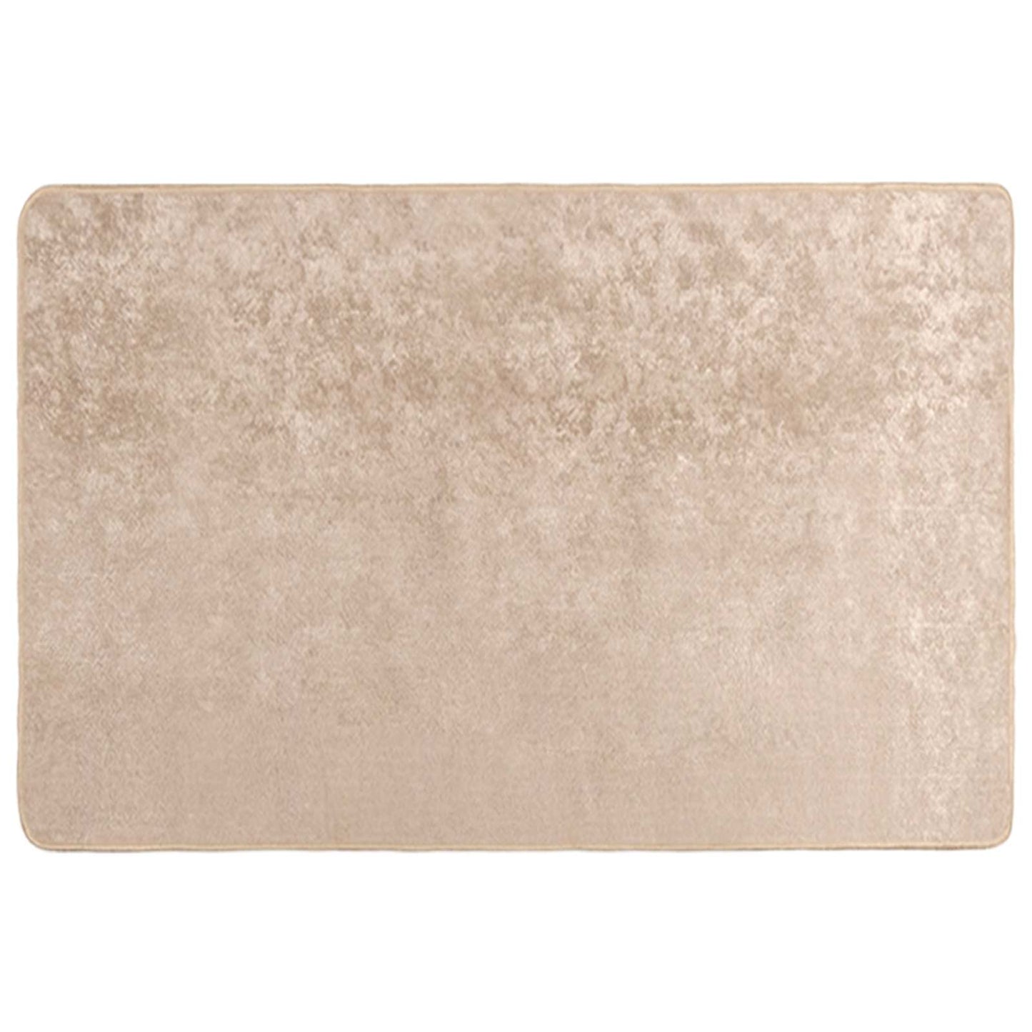 Tæppe Runner MARSA Beige 100 x 150 cm Polyester og PVC
