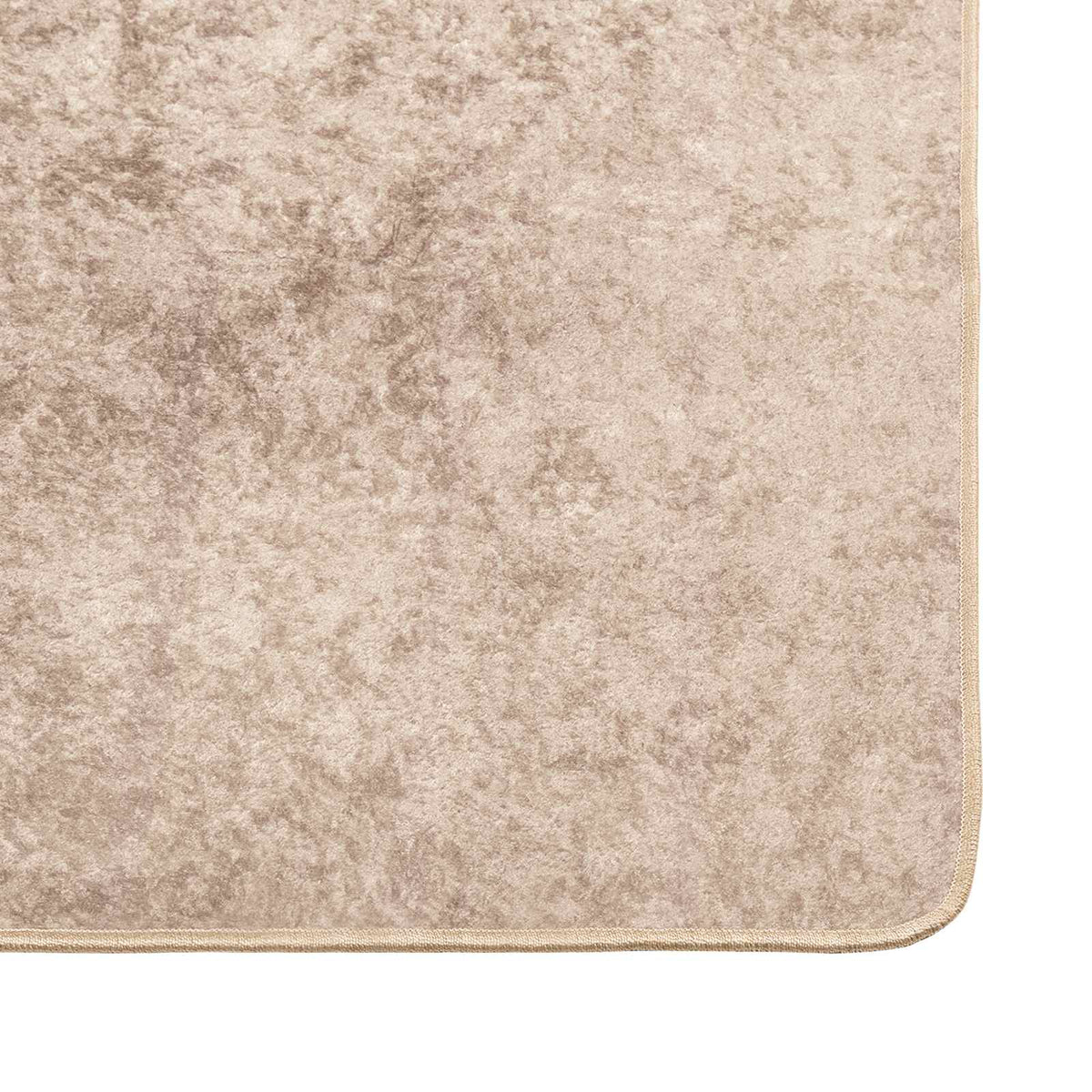 Tæppe Runner MARSA Beige 100 x 400 cm Polyester og PVC