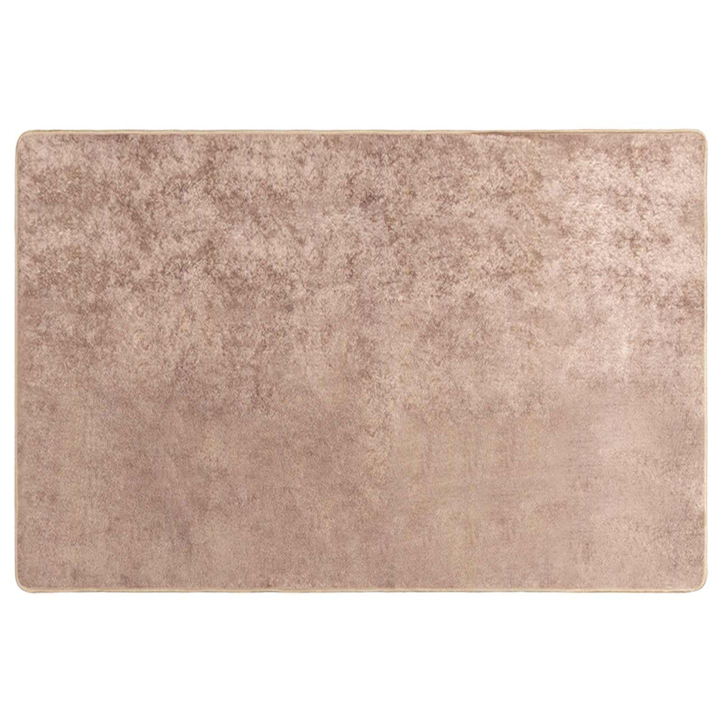 Tæppe Runner MARSA Sandfarvet 100 x 150 cm Polyester og PVC