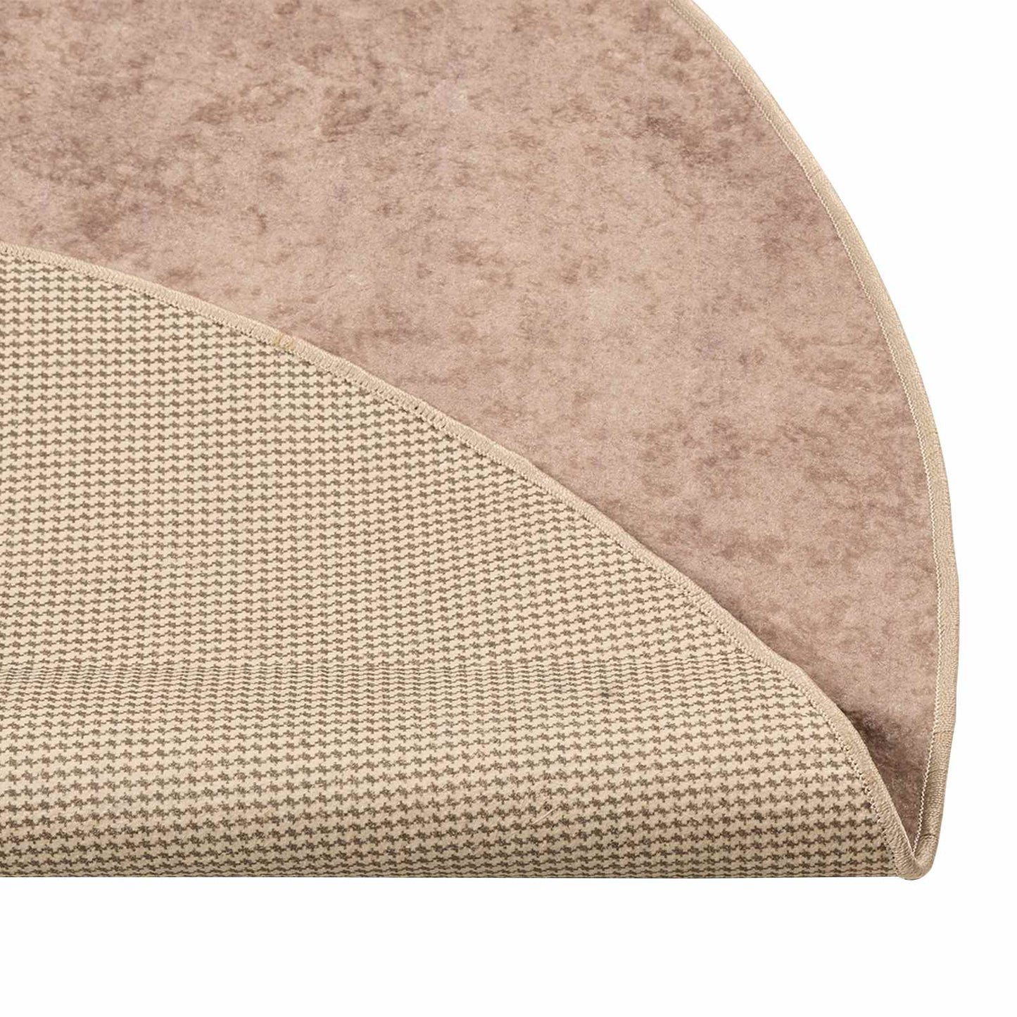 Tæppe Runner MARSA Sandfarvet 120 x 120 cm Polyester og PVC