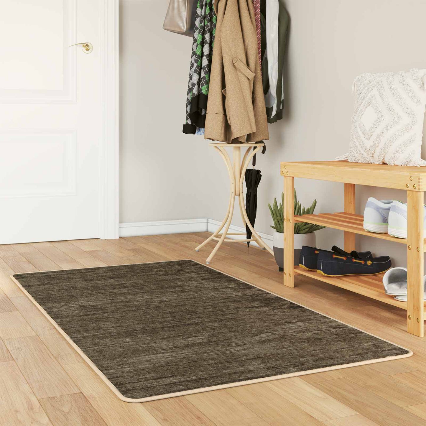 Tæppe Runner MARSA Skovgrøn 100 x 150 cm Polyester og PVC