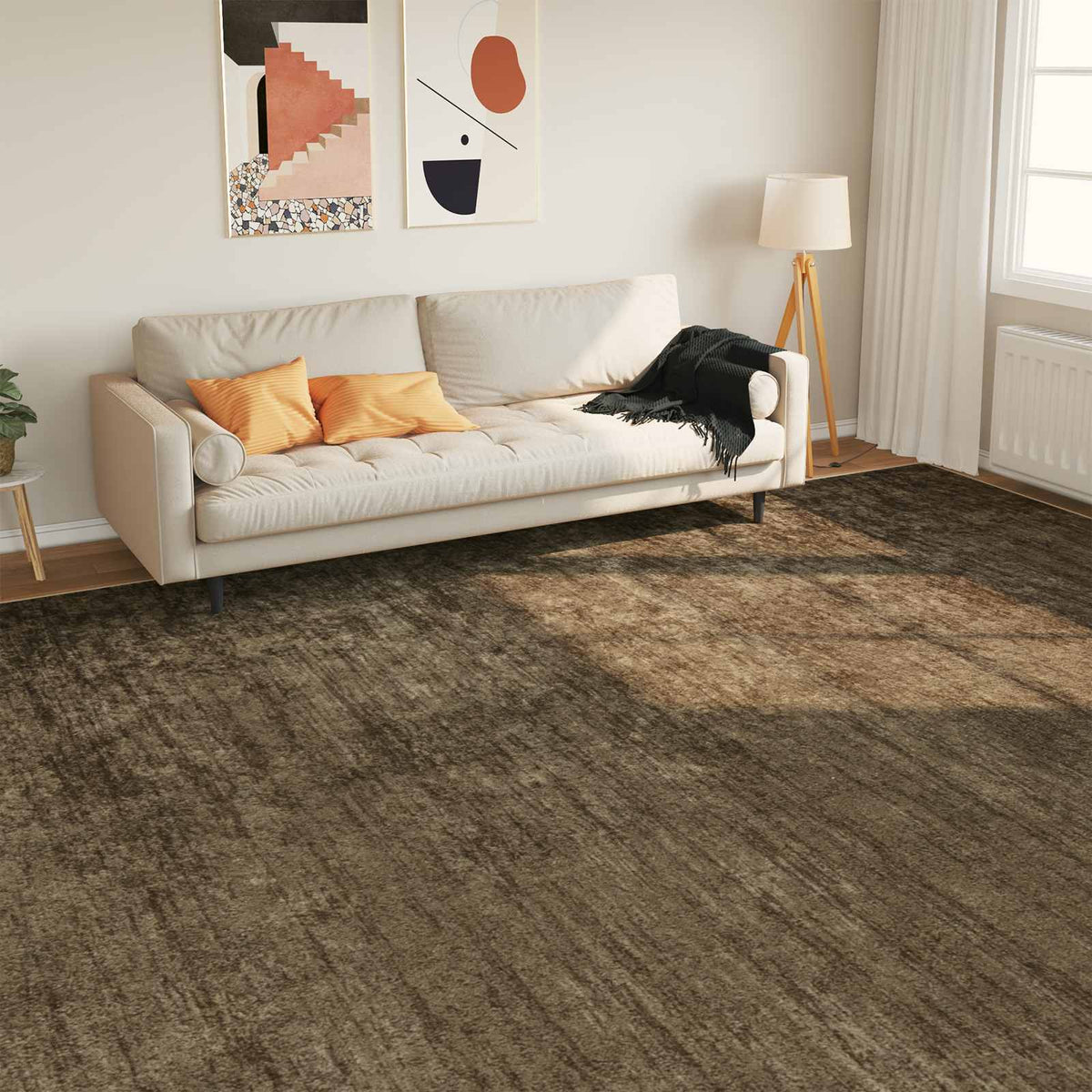 Tæppe Runner MARSA Skovgrøn 300 x 400 cm Polyester og PVC