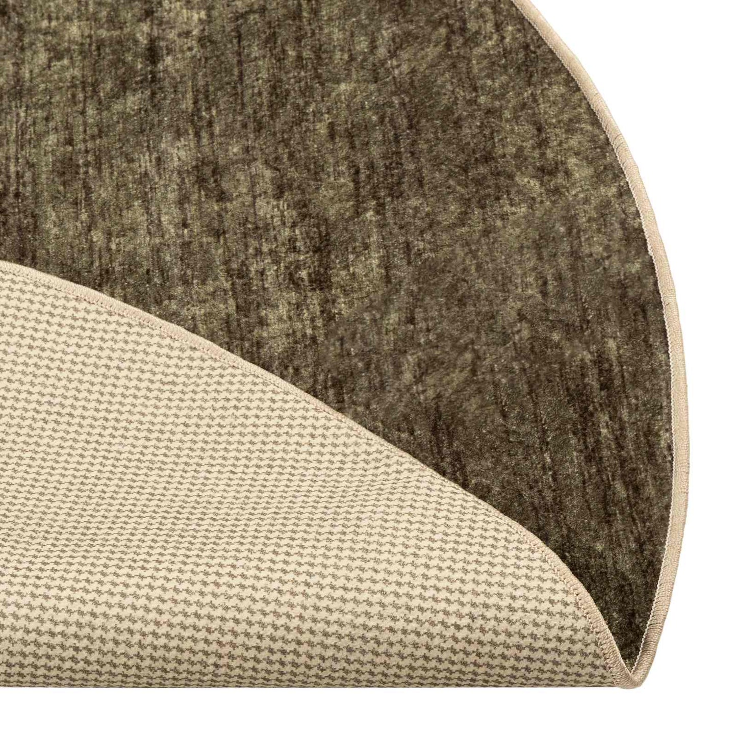 Tæppe Runner MARSA Skovgrøn 120 x 120 cm Polyester og PVC