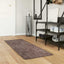Tæppe Runner MARSA Grå 50 x 200 cm Polyester og PVC