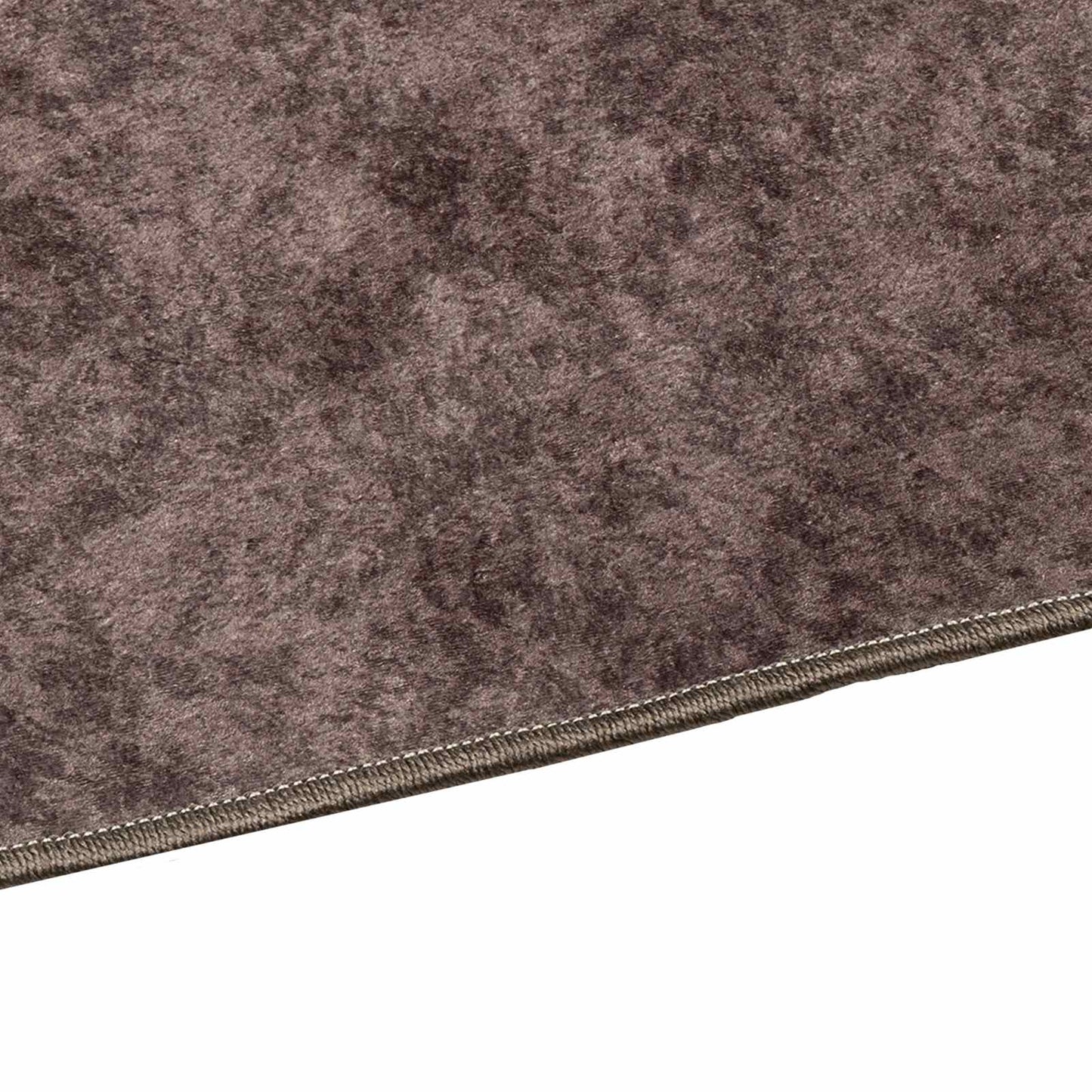 Tæppe Runner MARSA Grå 100 x 100 cm Polyester og PVC