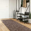 Tæppe Runner MARSA Grå 100 x 350 cm Polyester og PVC