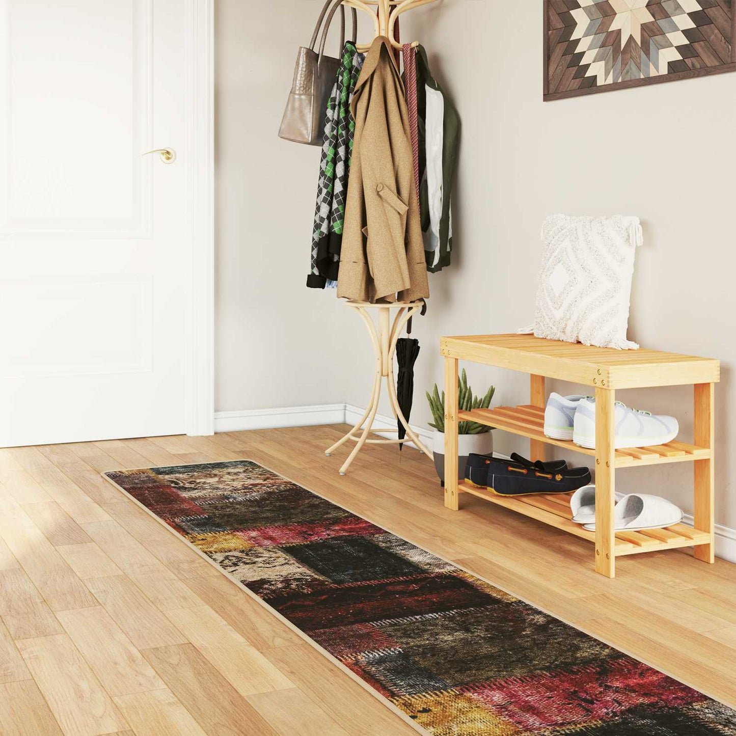 Tæppe Runner MARSA Flerfarvet 50 x 450 cm Polyester og PVC