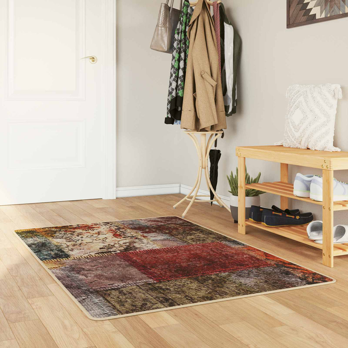 Tæppe Runner MARSA Flerfarvet 80 x 200 cm Polyester og PVC