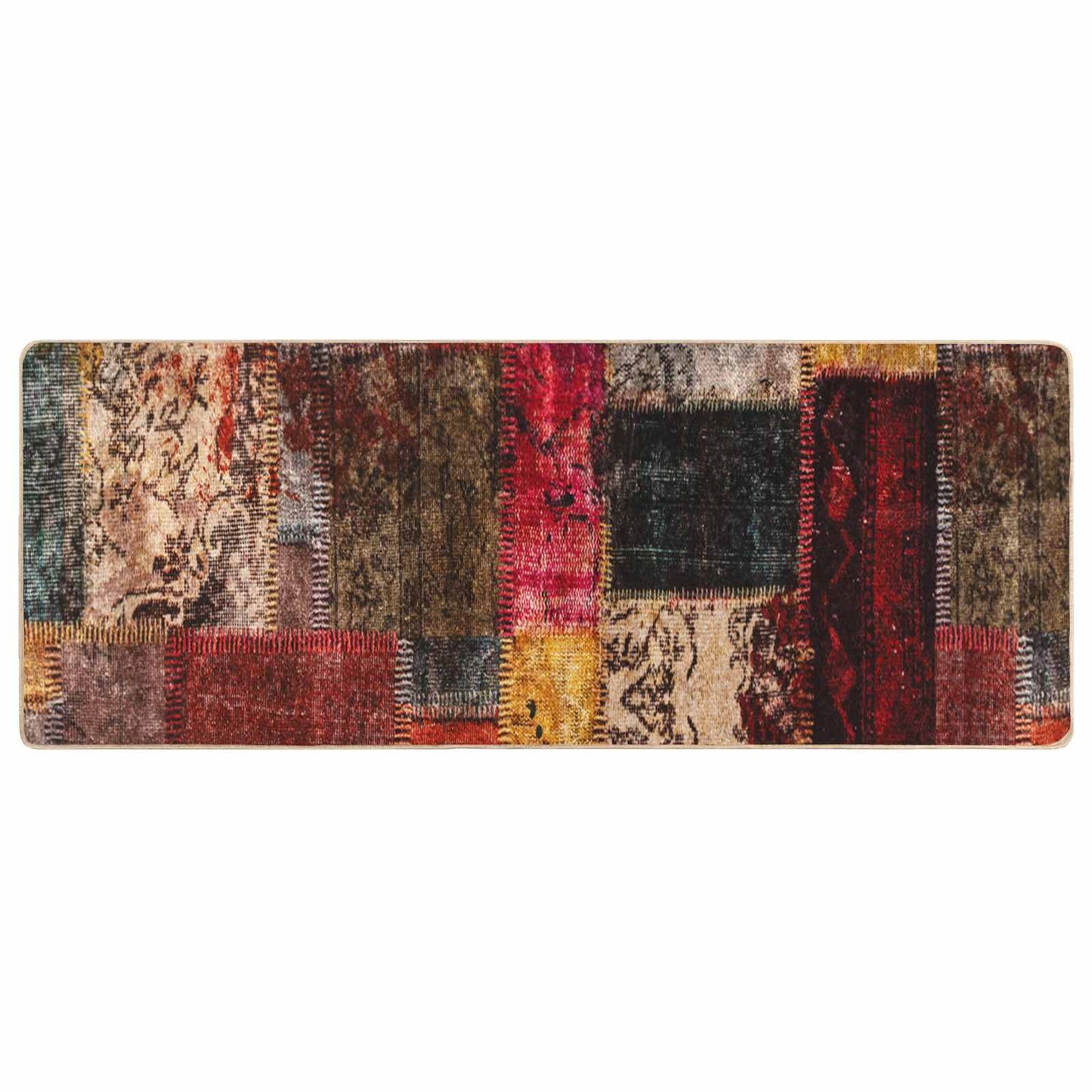 Tæppe Runner MARSA Flerfarvet 80 x 200 cm Polyester og PVC