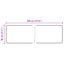 Tæppe Runner MARSA Flerfarvet 80 x 350 cm Polyester og PVC