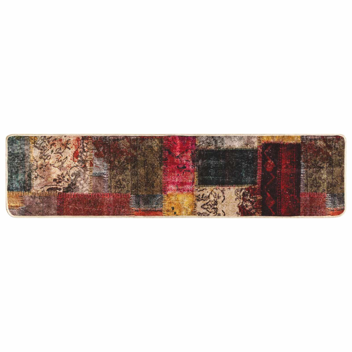 Tæppe Runner MARSA Flerfarvet 80 x 450 cm Polyester og PVC