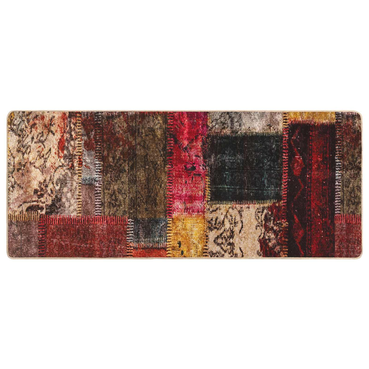 Tæppe Runner MARSA Flerfarvet 100 x 200 cm Polyester og PVC
