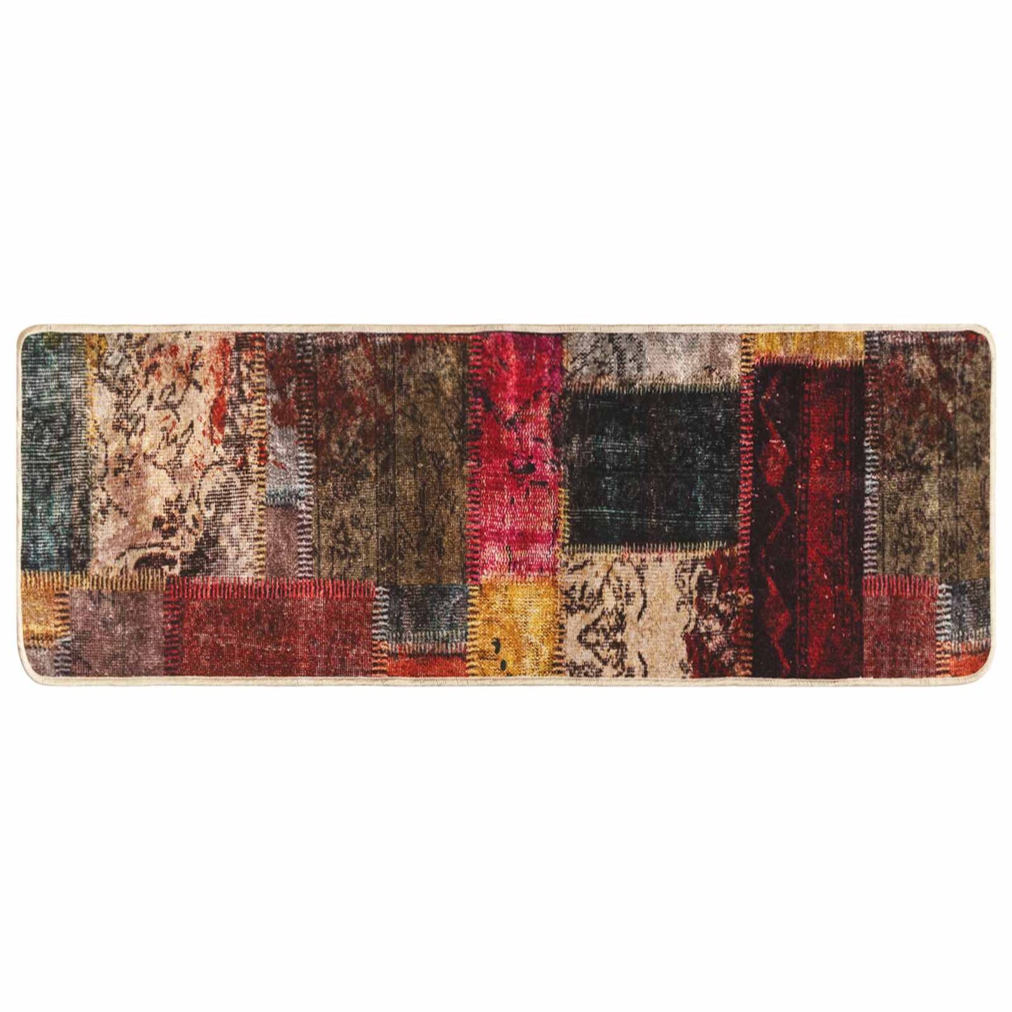 Tæppe Runner MARSA Flerfarvet 100 x 250 cm Polyester og PVC