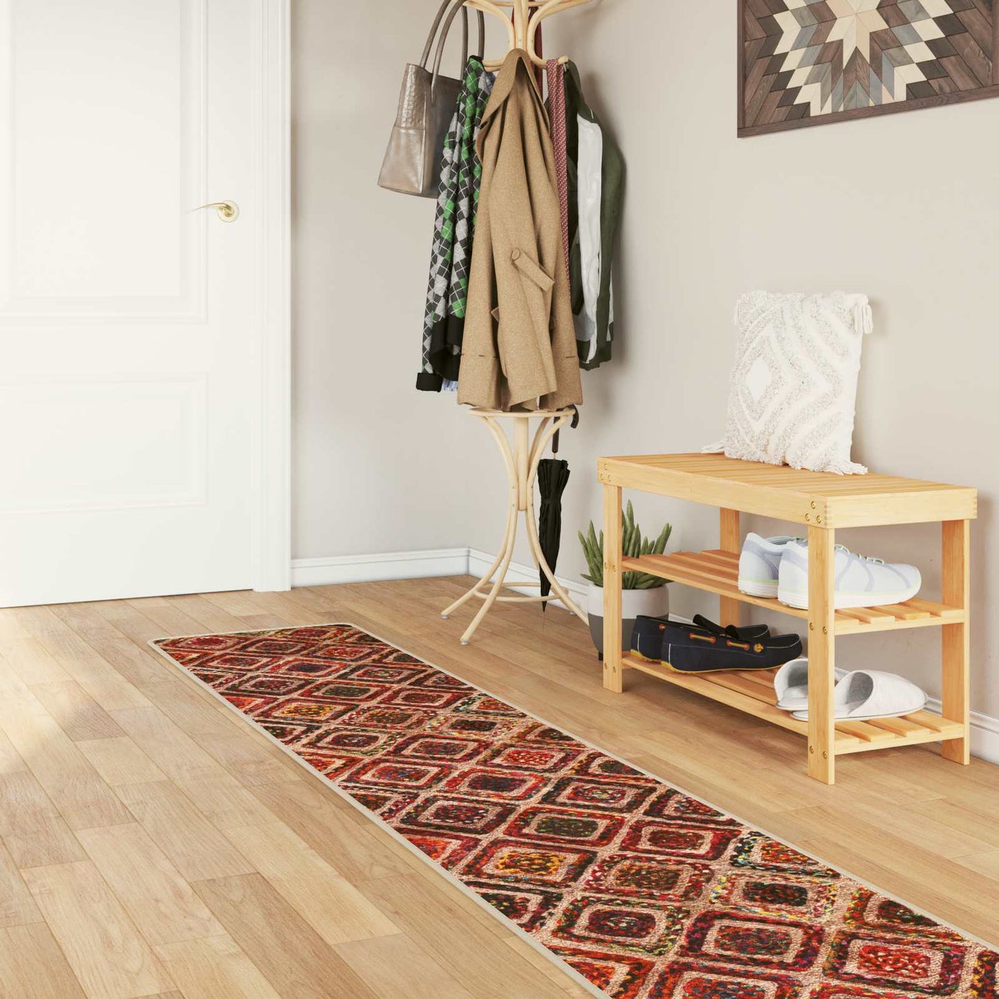 Tæppe Runner MARSA Flerfarvet 50 x 300 cm Polyester og PVC