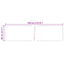 Tæppe Runner MARSA Flerfarvet 80 x 350 cm Polyester og PVC