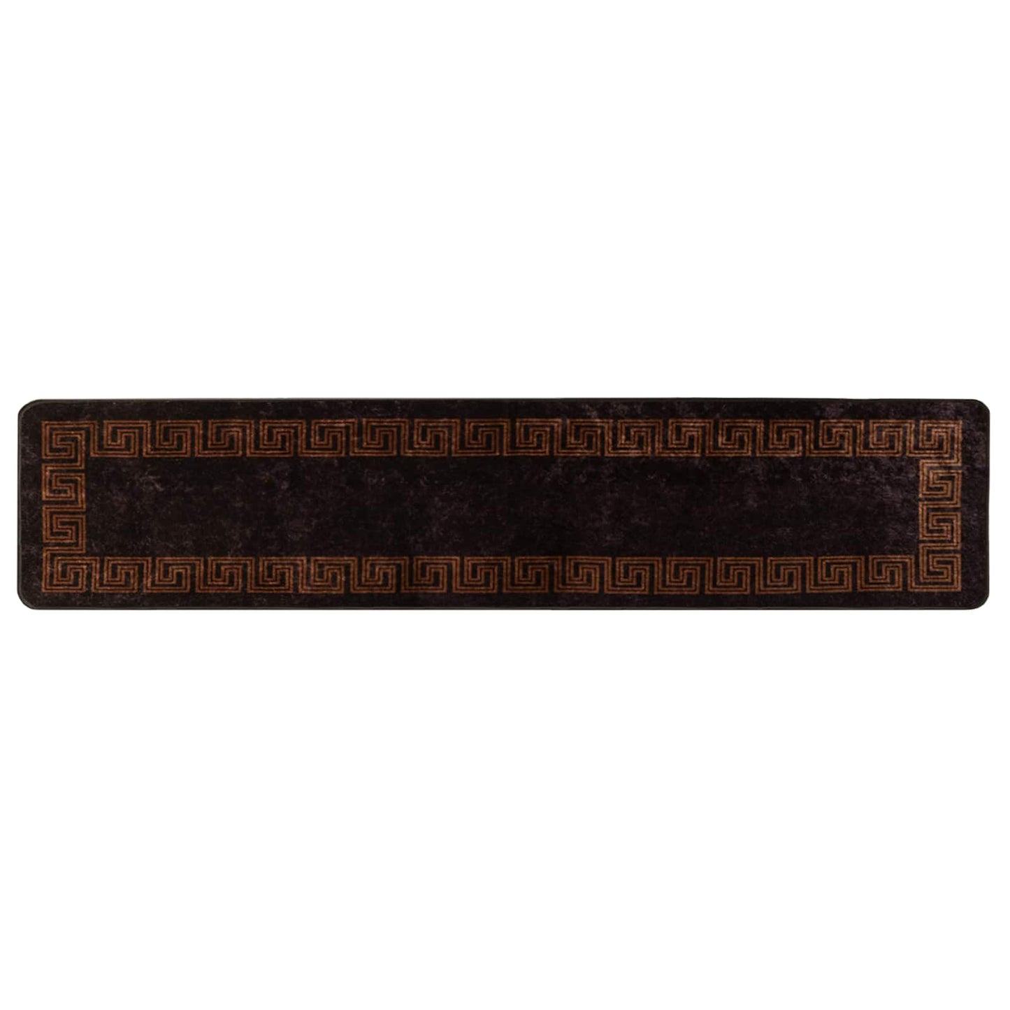 Tæppe Runner MARSA Sort 50 x 300 cm Polyester og PVC