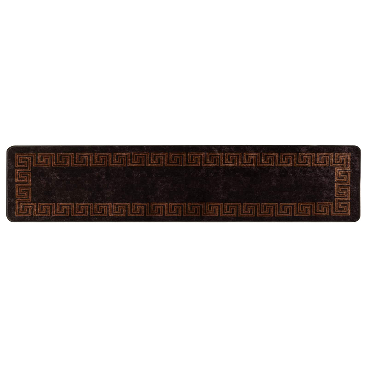 Tæppe Runner MARSA Sort 50 x 350 cm Polyester og PVC