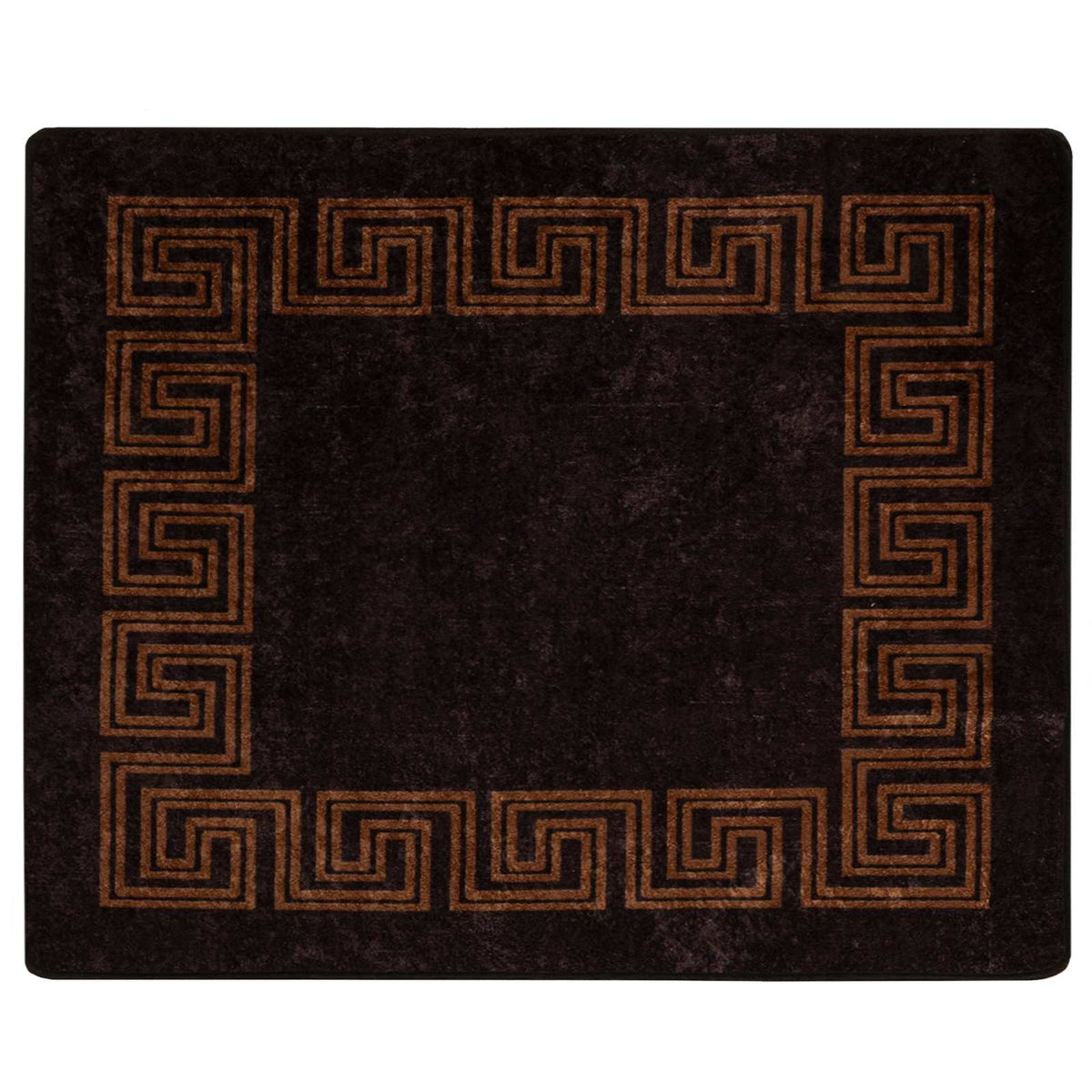Tæppe Runner MARSA Sort 80 x 100 cm Polyester og PVC