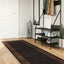 Tæppe Runner MARSA Sort 100 x 300 cm Polyester og PVC