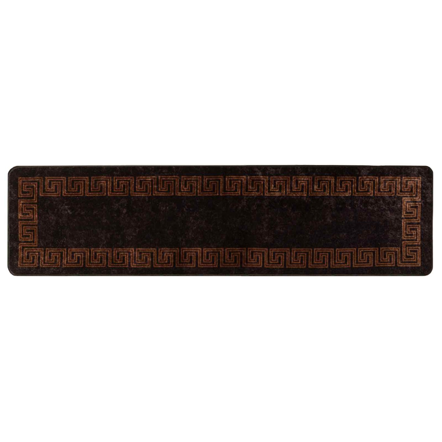 Tæppe Runner MARSA Sort 100 x 350 cm Polyester og PVC