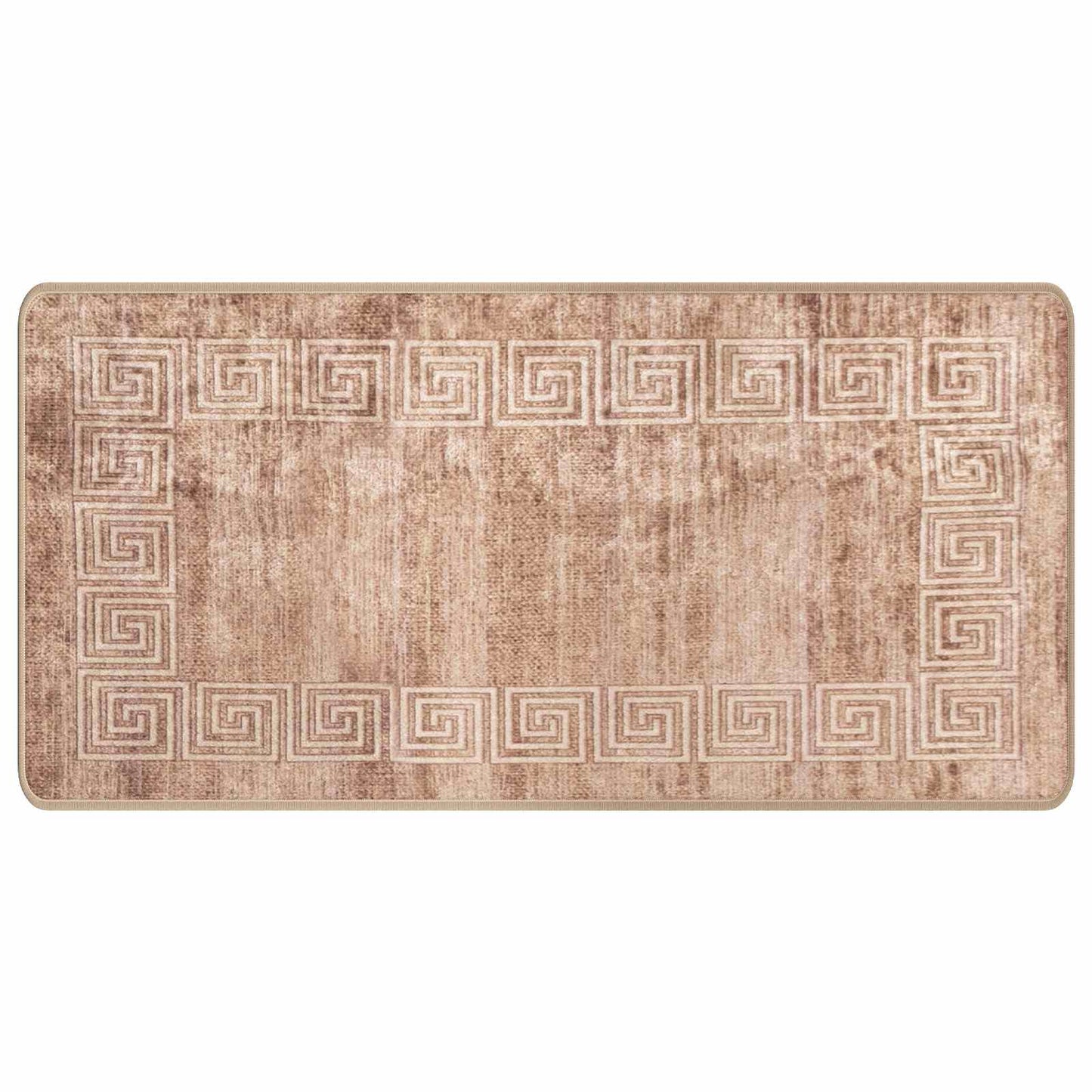 Tæppe Runner MARSA Hvid 50 x 100 cm Polyester og PVC