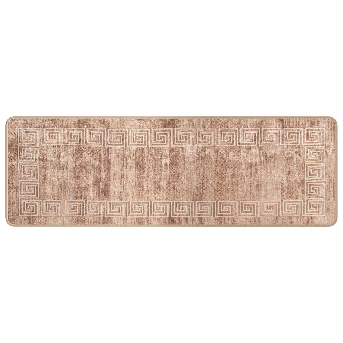 Tæppe Runner MARSA Hvid 50 x 150 cm Polyester og PVC