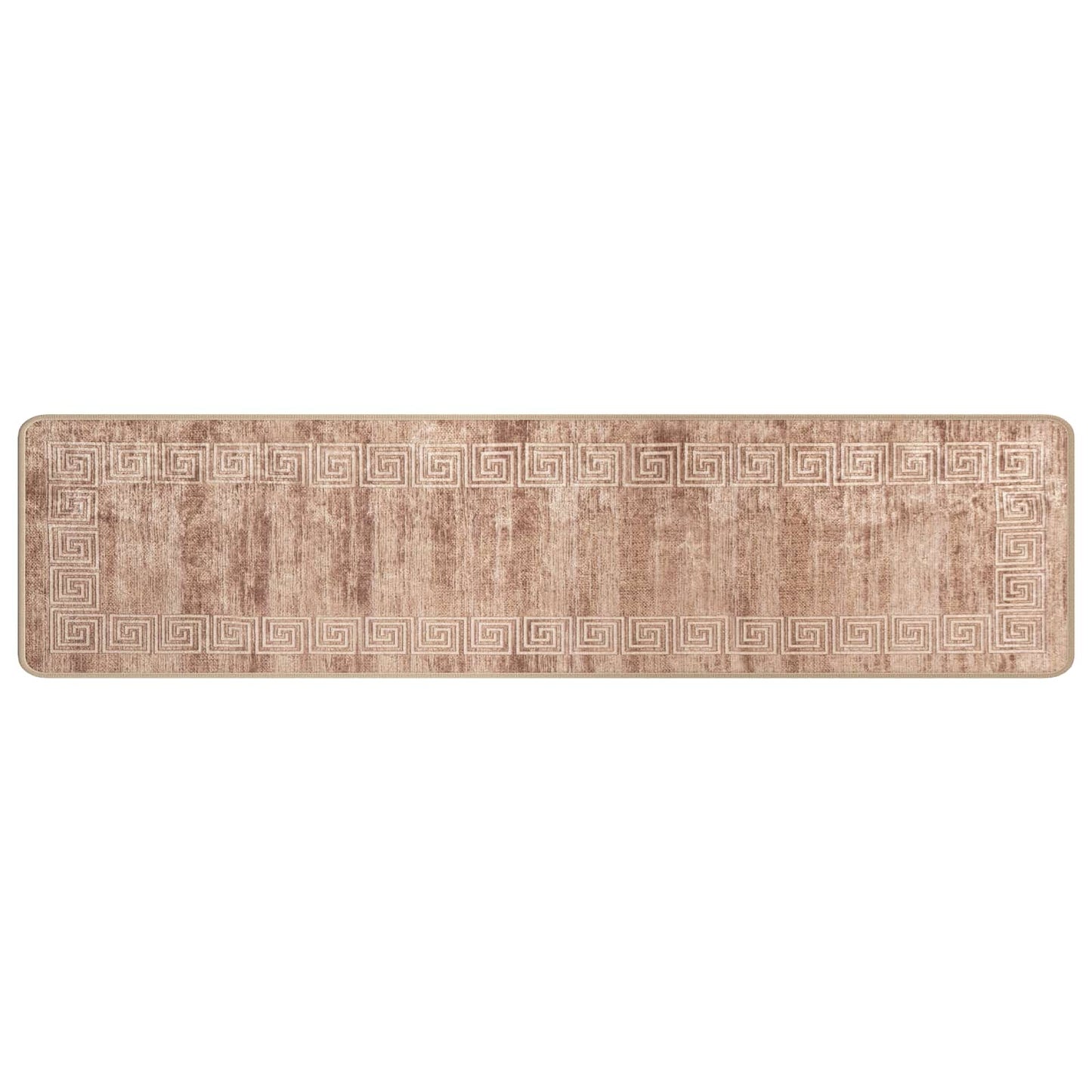 Tæppe Runner MARSA Hvid 50 x 350 cm Polyester og PVC