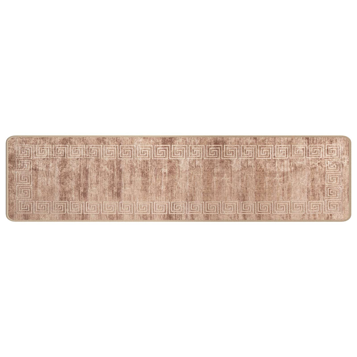 Tæppe Runner MARSA Hvid 50 x 450 cm Polyester og PVC