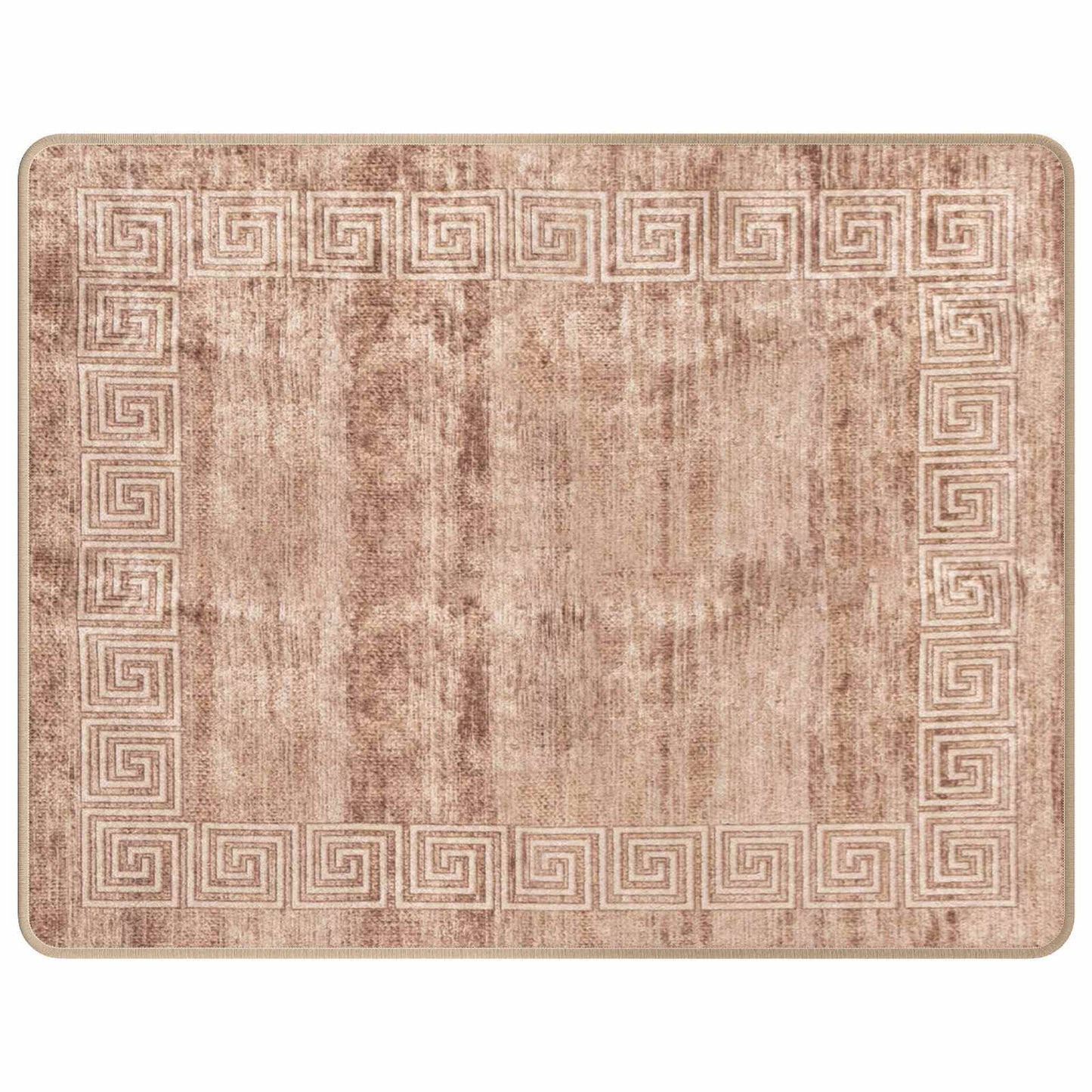 Tæppe Runner MARSA Hvid 80 x 100 cm Polyester og PVC
