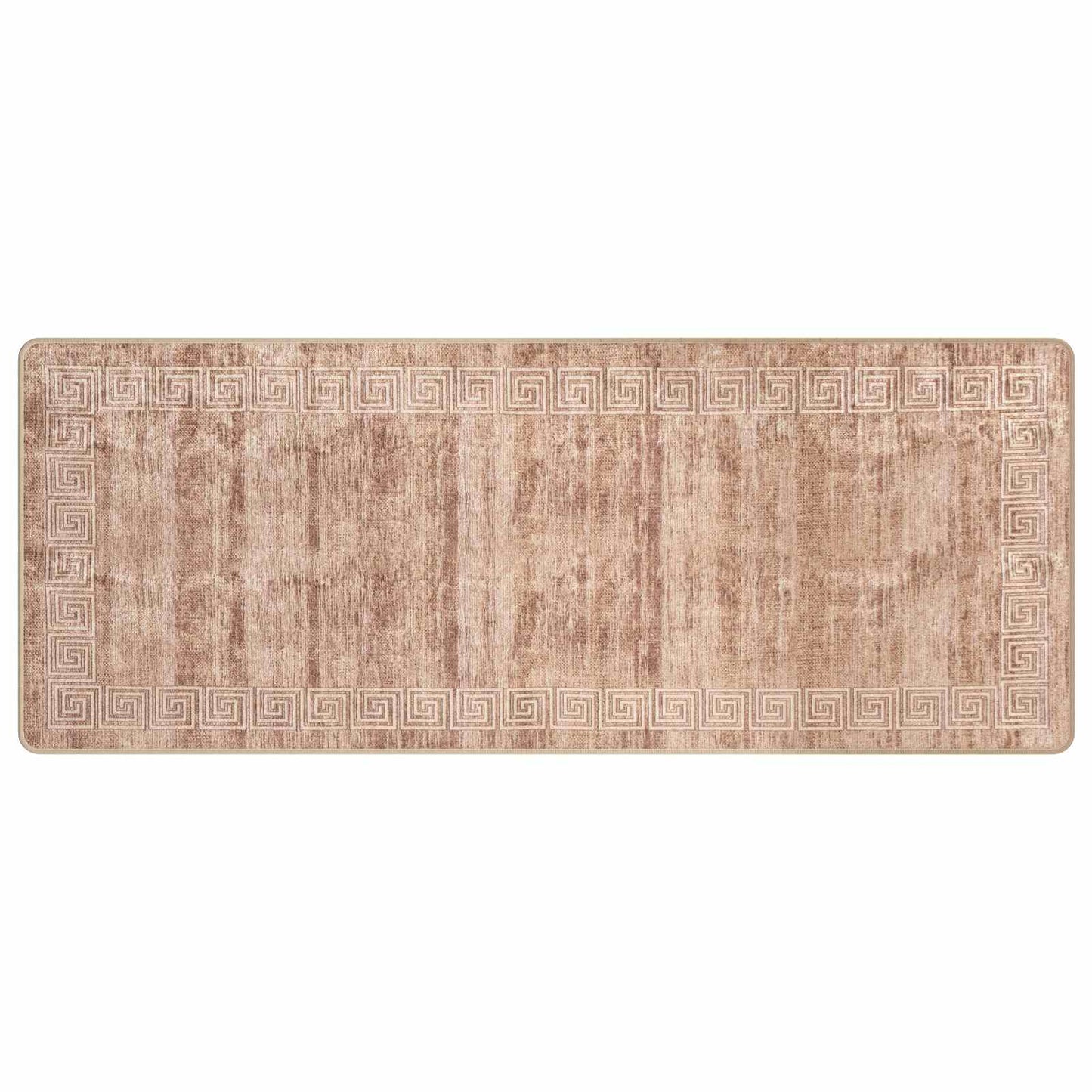 Tæppe Runner MARSA Hvid 80 x 200 cm Polyester og PVC