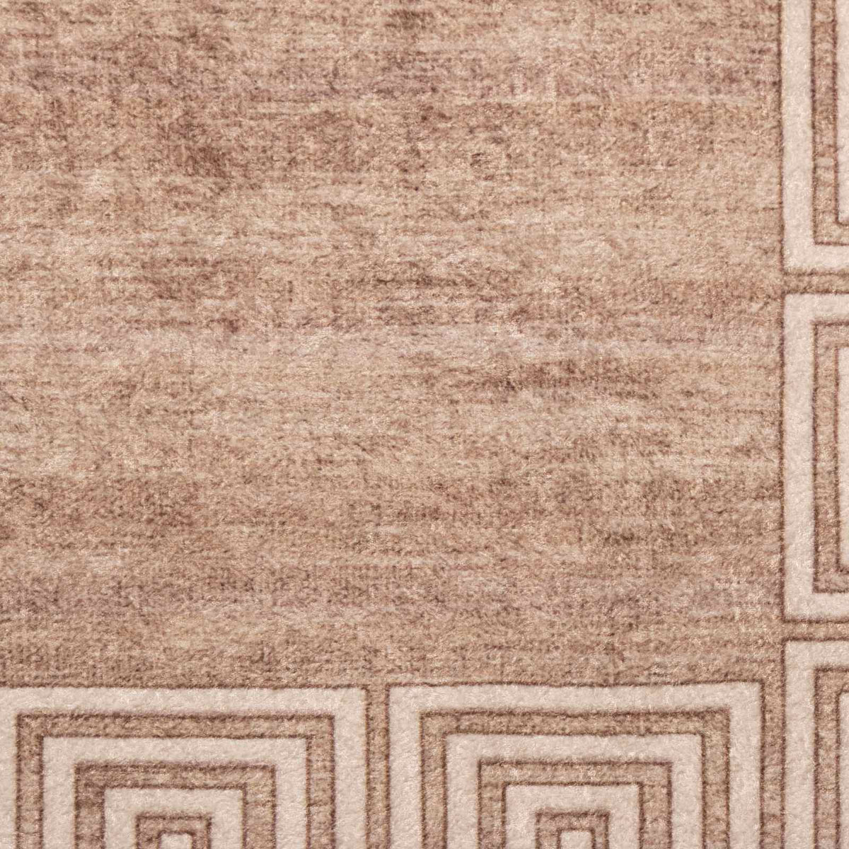 Tæppe Runner MARSA Hvid 80 x 250 cm Polyester og PVC