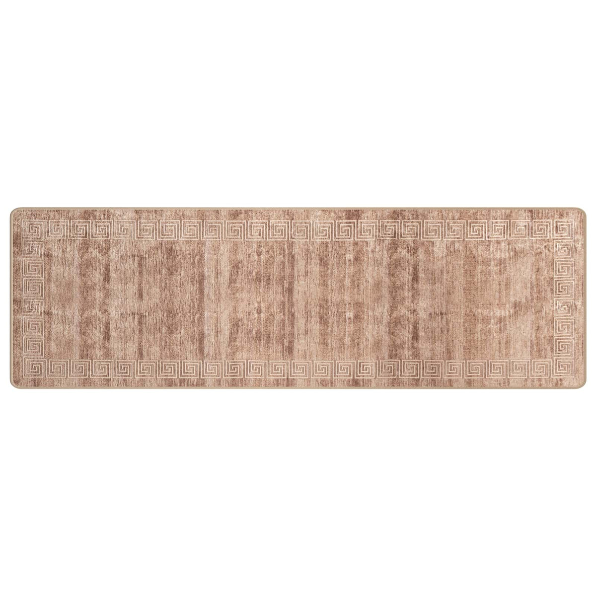 Tæppe Runner MARSA Hvid 80 x 250 cm Polyester og PVC