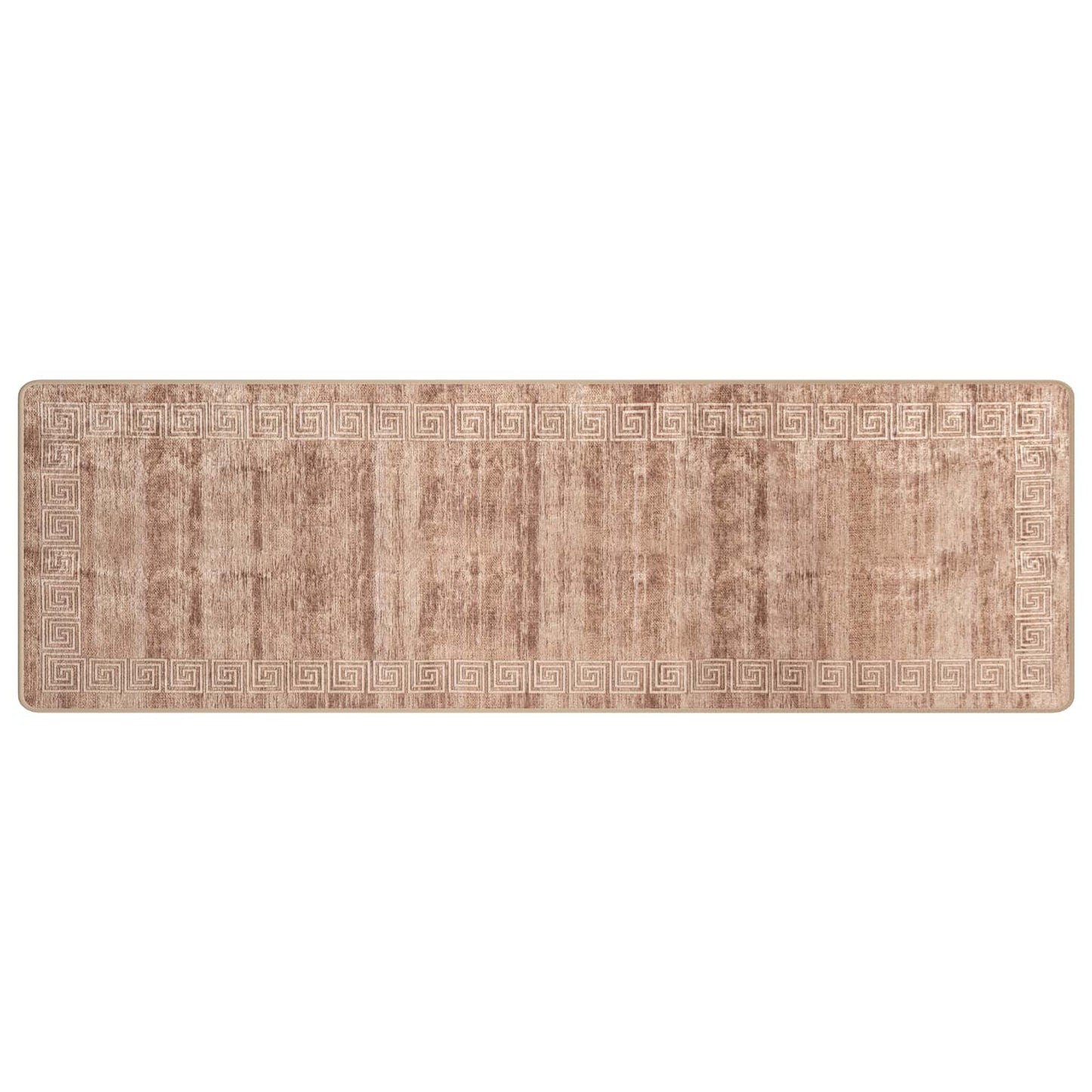 Tæppe Runner MARSA Hvid 80 x 350 cm Polyester og PVC