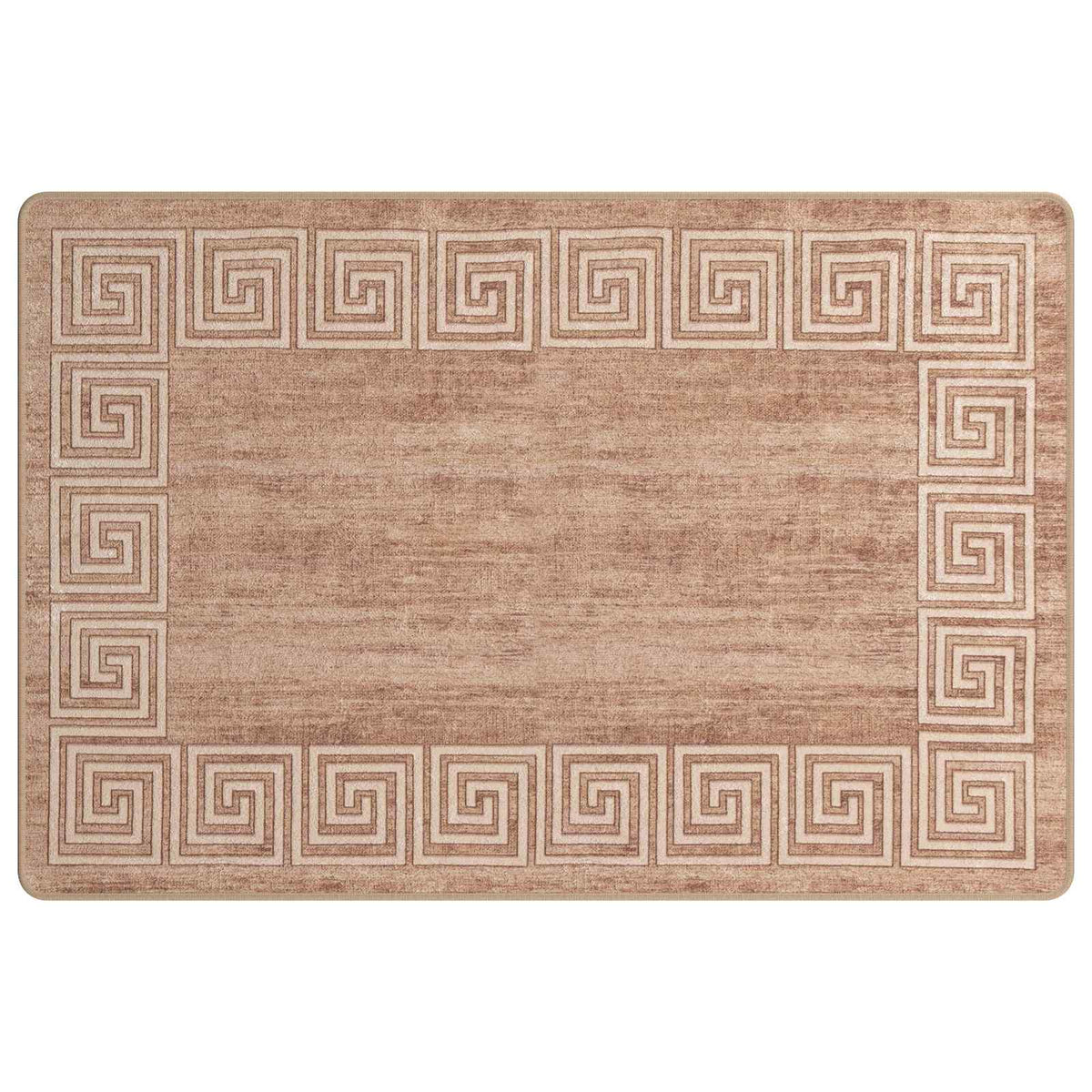 Tæppe Runner MARSA Hvid 100 x 150 cm Polyester og PVC