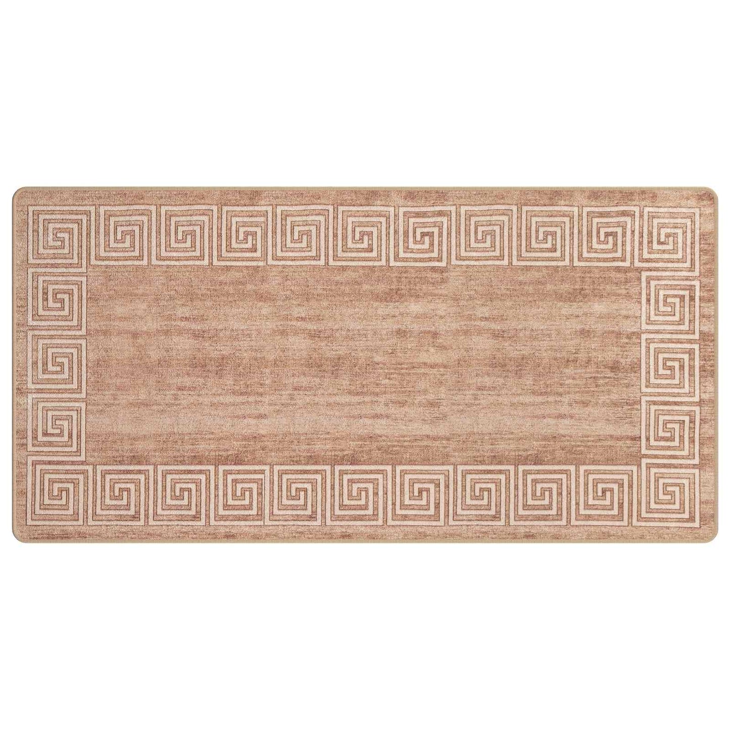 Tæppe Runner MARSA Hvid 100 x 200 cm Polyester og PVC