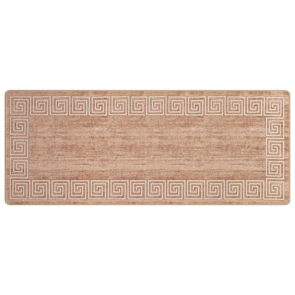 Tæppe Runner MARSA Hvid 100 x 300 cm Polyester og PVC