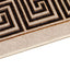 Tæppe Runner MARSA Sort 50 x 150 cm Polyester og PVC